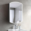 Blossom 20x31 Inch Aluminum Medicine Cabinet with Mirror – Recessed or Surface Wall Mounted Bathroom Storage with Adjustable Glass Shelves, Soft Close Hinges, Rust-Resistant and Modern Mirrored Design