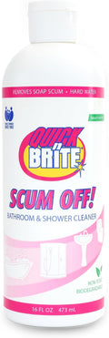 Quick 'n Brite Scum Off Shower Cleaner - No Scrub, No Harsh Chemical Daily Shower Cleaner, Multi-Surface All-Purpose Cleaner 16 Oz (Packaging May Vary)
