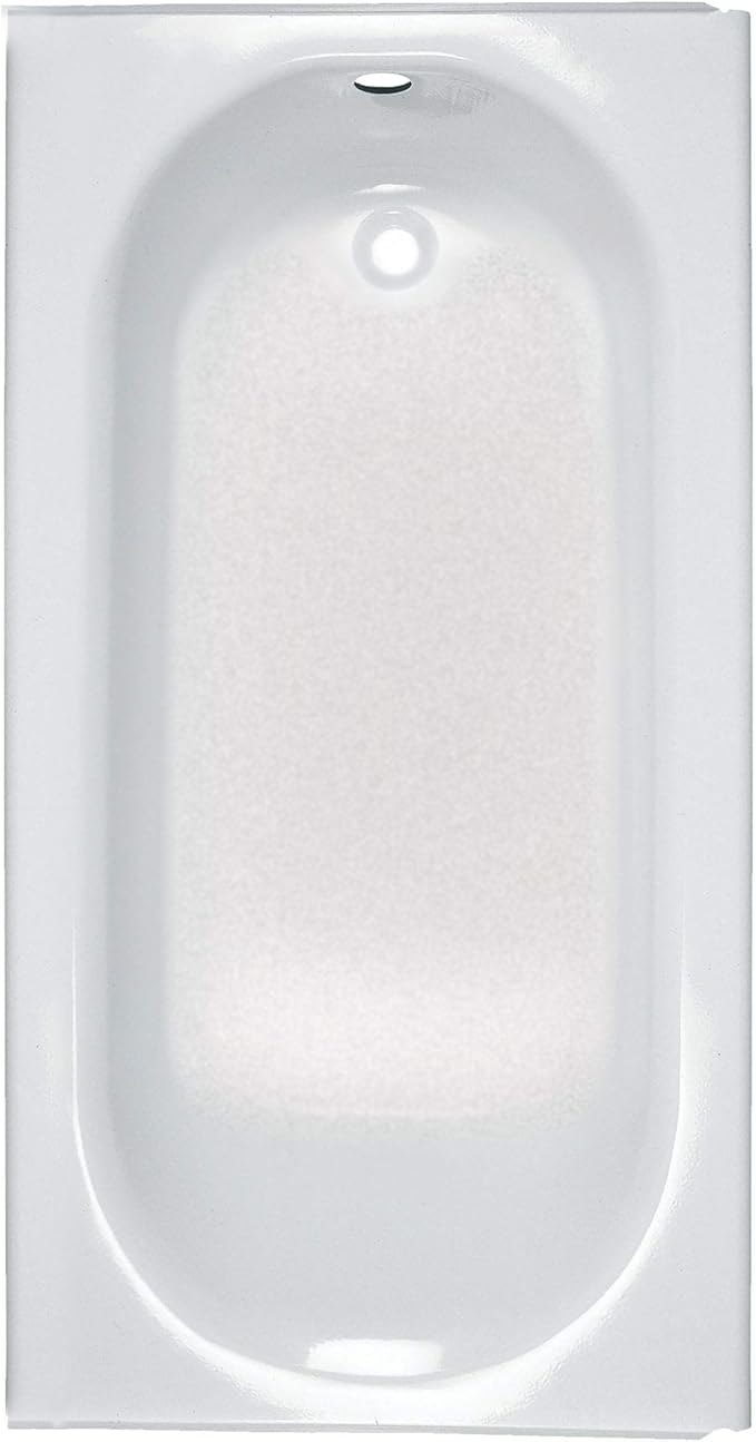 American Standard 2397202.020 Princeton 60 in. x 30 in. Americast Apron-Front Bathtub with Left Hand Drain, White