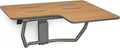 Seachrome 28" x 22.5” Teak Reversible Folding Transfer Tub/Shower Seat, ADA Compliant