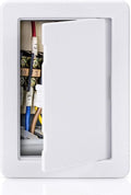 Plumbing Access Panel for Drywall 4 x 6 Inch Plastic Access Door Removable Wall Access Panel Ceiling Reinforced Hinged Durable White