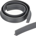 PATIKIL 39 Inch Collapsible Shower Threshold Water Dam Guard, Shower Stopper Barrier Self Adhesive Sink Splash Guards for Frameless Shower Door Bottom, Gray (1.2"Wx0.6"T)