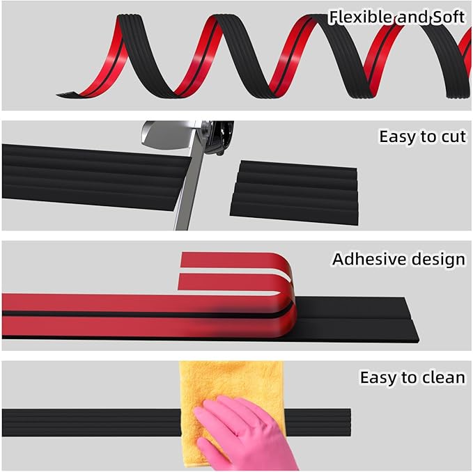 20FT Flexible Wall Corner Protector Moulding Trim, Peel and Stick Inside & Outside Wall Corner Guards Edge Protector,Self Adhesive Molding Trim Strip for Edge Ceiling