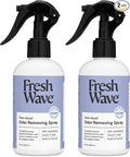 Fresh Wave Lavender Scent Odor Removing Spray, 8 fl. oz. | Pack of 2 | Odor Absorber for Home, Furniture, Fabrics & Trash | Safer Odor Relief