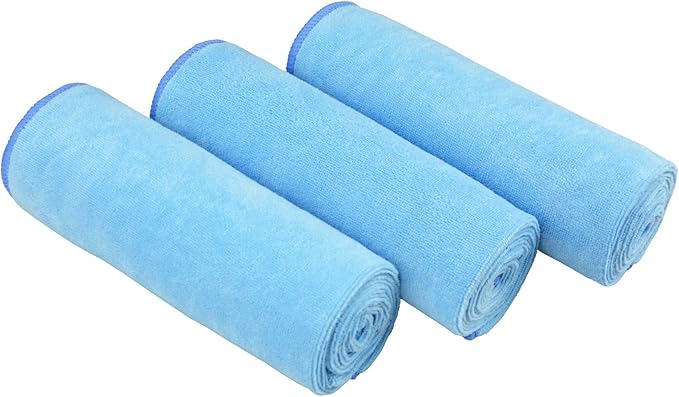 Gym Towels for Men & Women Microfiber Sports Towel Set Fast Drying & Absorbent Workout Sweat Towels for Fitness,Yoga, Golf,Camping 16" x 32" 3-Pack Gifts