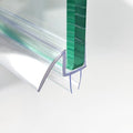 36" Shower Door Bottom Seal Strip Frameless Shower Sweep for 3/8" (10mm) Thick Glass Ultra Clear Polycarbonate (Single Pack)
