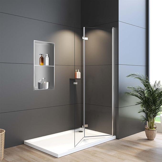 24" X 12" Shower Niche Insert Tile Ready, Niche for Shower Wall, Stainless Steel 2-Tier Recessed Shelf No Tile Needed for Bathroom Storage, Brushed Nickel