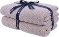 Everplush Diamond Collection Extra Large Bath Towel Sheet – 2 PK, Super Soft & Highly Absorbent, Quick-Drying, Oversized & Thick. Perfect for Bathroom, Pool, Swimming Use (Brown, 35" x 66" 2PK)