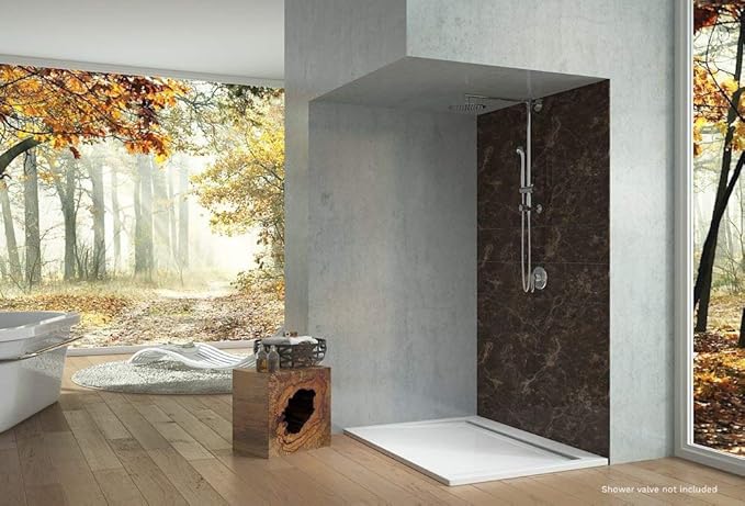 Fennocasa Polaris 1 Rain Shower System, includes 8” Rainfall Shower Head, High Pressure Handheld Combo, 3-Setting Handheld Spray, Height Adjustable Spray Holder, 60” Hose (Oil Rubbed Bronze)
