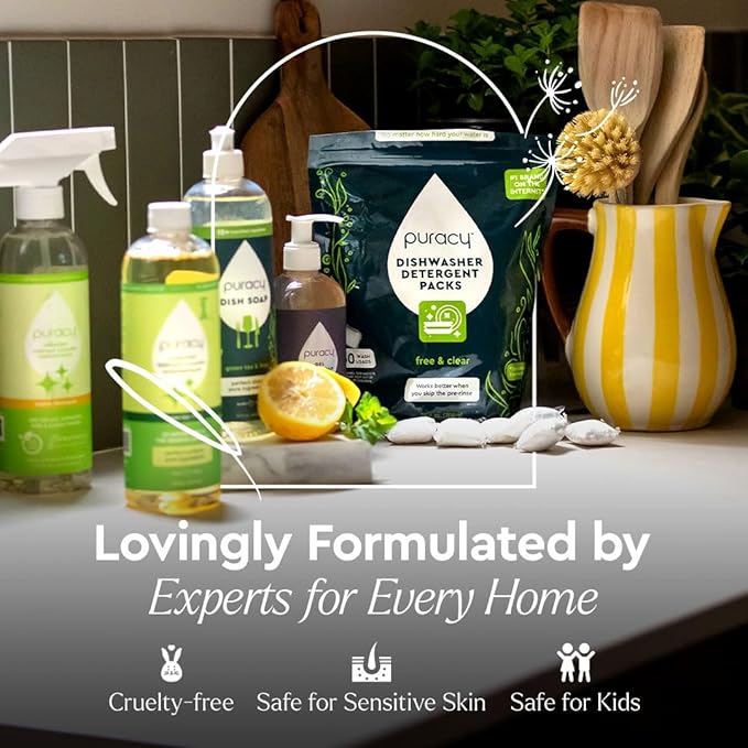 Puracy Organic Hand Soap, For the Professional Hand Washers We've All Become, Moisturizing Natural Gel Hand Wash Soap, Liquid Hand Soap Refills for Soft Skin (48 fl.oz, Ocean Mist) Refill
