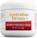 Australian Dream Arthritis Pain Relief Cream - Soothing & Non-Greasy - Powerful Topical Arthritis Pain Relief - Good for Muscle Aches or Joints - 9 oz Jar