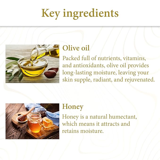 Calithea 3 Pack Soap Bars: Olive Oil Soap with Honey