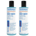 Dermasolve Medicated Psoriasis Body Wash - 2-Pack (8.0 oz each) - Proven to Provide Relief from Psoriasis, Eczema & Seborrheic Dermatitis, Doctor Recommended for Dry, Itchy, Red, Flaky, Scaly Skin