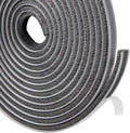 TORRAMI Felt Pile Weather Stripping 11/32 inch x 3/16 inch x 16 ft, Sliding Windows and Door Frame Side Brush Seal, Draft Stopper Soundproofing, Grey