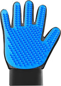 KENNELS & KATS Pet Grooming Gloves | Deshedding Glove for Easy, Mess-Free Grooming | Grooming Mitt for Dogs, Cats, Rabbits & Horses with Long/Short/Curly Hair | Pet Hair Gloves for Pet Hair Removal