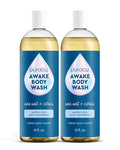 Puracy Body Wash, Natural Body Wash, 98.6% Pure Plant Ingredients, Moisturizing Shower Gel for Women Men Kids, Body Soap for Dry Sensitive Skin. Gently Scented with Citrus & Sea Salt, 12 Oz (2-Pack)