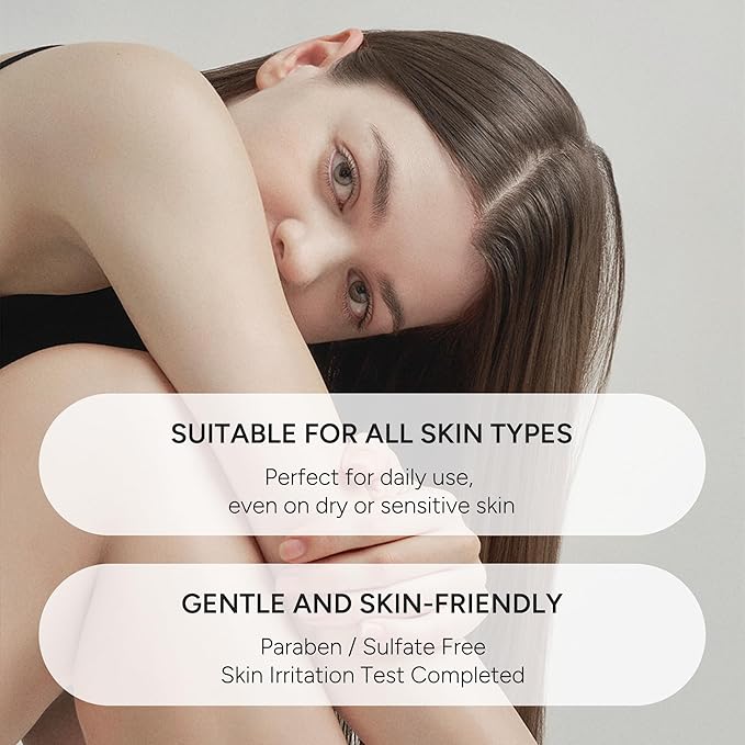 Korean Body Wash with Hyaluronic Acid & Aloe – Hydrating Moisturizing Cleanser for All Skin – Infused with Natural Extracts – Paraben & Silicone-Free – Woody Blackberry, 500ml / 16.9 fl oz