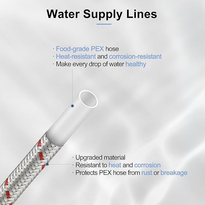 Chrome Deck Mount Tub Faucet 3 Hole, Brass Widespread Waterfall Bathtub Faucet 2 Handle 8-16 Ins Bath Tub Faucets Set High Flow Faucet for Bathtub