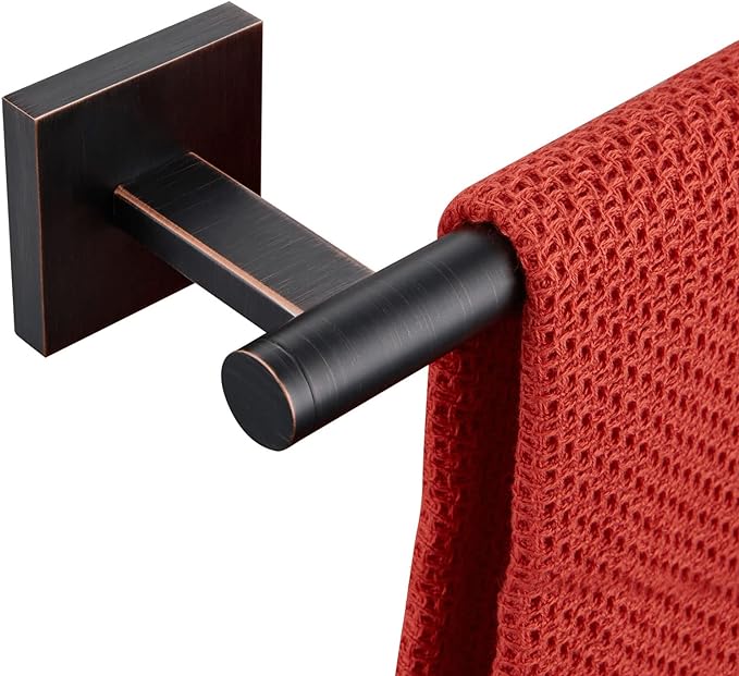 KOKOSIRI Bathroom Towel Bar 32'' Towel Holder for Bath Kitchen Cabinet Towel Rails 32 Inch Oil Rubbed Bronze Stainless Steel B4005ORB-L32