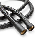 OFFO Shower Hose High Flow 0.43” Large Bore, 120 in Kink Free Stainless Steel Shower Head Hose Replacement G1/2”, Leak-proof Extra Long Flex Handheld for Pet Bathing Cleaning, Matte Black