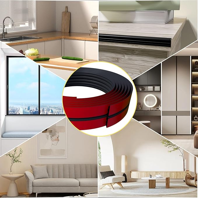 20FT Flexible Wall Corner Protector Moulding Trim, Peel and Stick Inside & Outside Wall Corner Guards Edge Protector,Self Adhesive Molding Trim Strip for Edge Ceiling