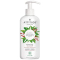 ATTITUDE Liquid Hand Soap, EWG Verified, Plant and Mineral-Based, Vegan Personal Care Products, Red Vine Leaves, 16 Fl Oz