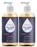 Puracy Organic Hand Soap, For the Professional Hand Washers We've All Become, Moisturizing Natural Gel Hand Wash Soap, Liquid Hand Soap Refills for Soft Skin (12 fl.oz, Lavender & Vanilla) 2-Pack