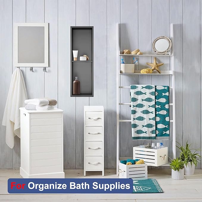 Shower Niche, Stainless Steel Elegant Bathroom Niche, No Tile Needed Recessed Shower Shelf Organizer for Storage