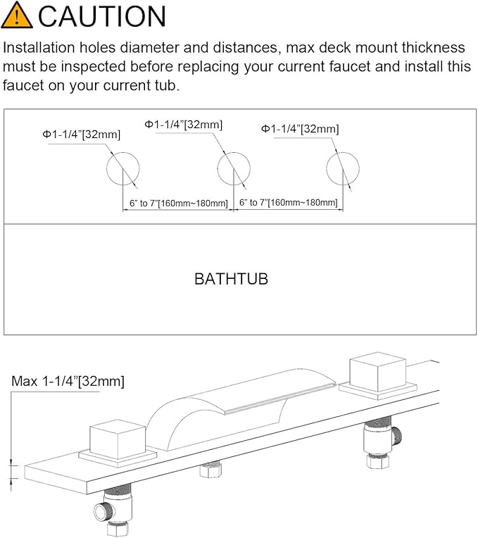 sumerain Roman Tub Faucets Brushed Nickel,Waterfall Spout for High Flow Rate,Include Valve and Trim Set