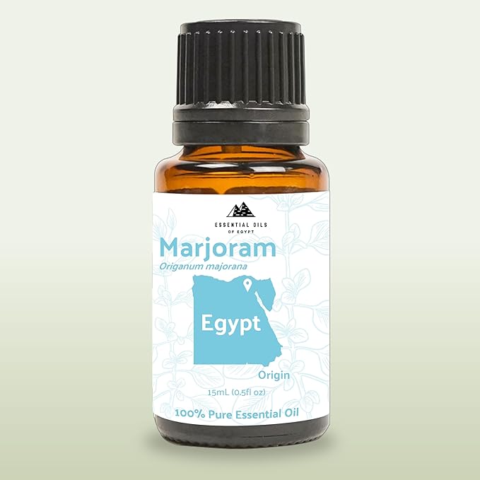 Marjoram Essential Oil - Aceite de Mejorana Direct from Egypt for Massage & Aromatherapy | Premium Therapeutic Grade (22lbs)