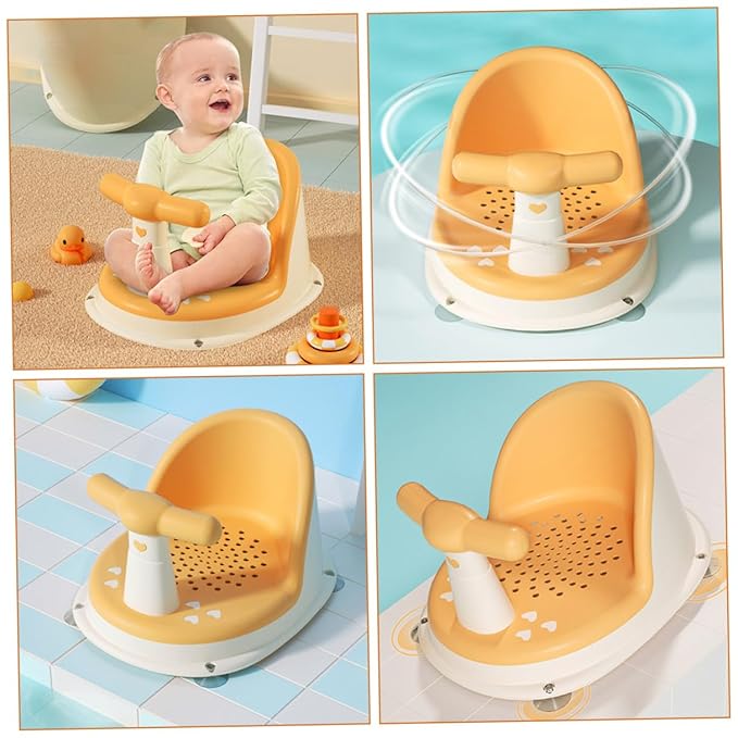 Bath Seat for Months Nonslip Portable Bathtub Support with Ergonomic Comfort and Lightweight Design for Safe Bathing and Playtime