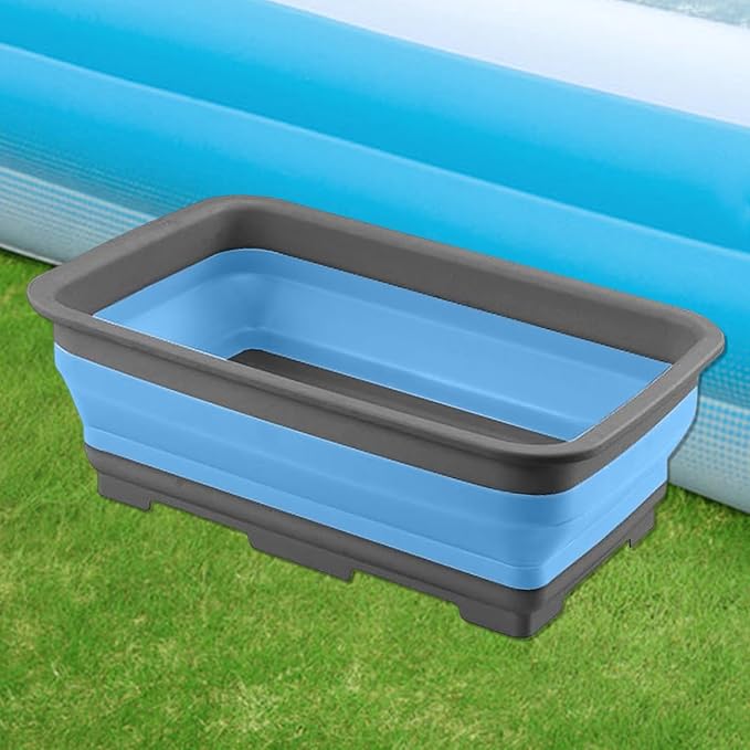 Foot Bath Basin, Foldable & Portable Foot Soak Tub for Feet Spa Bath, Feet Soaking Bucket Pool Accessories for Dry Skin Hot Water Travel Camping Outdoor Beaches Salon Pedicure