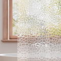 Titanker Clear Shower Curtain Liner with Water Cube, Medium Weight Plastic Shower Liner PEVA Waterproof Shower Curtains for Bathroom with Big Stones and Grommets, 72x72 Inches