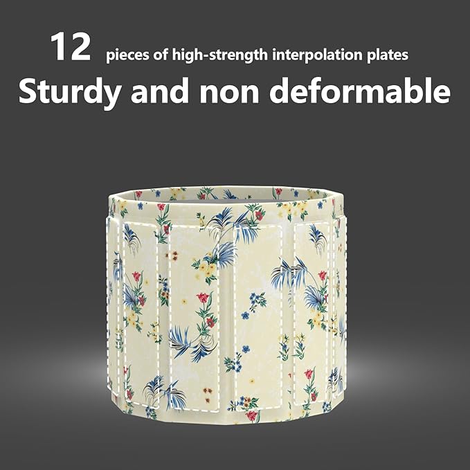 Portable Bath Tub for Adult, Foldable Soaking Bathtub for Hot SPA&Ice Bath, Foldable Small Bathtub Collapsible Tub for Bathing, Quick Setup No Installation (Noble Flower,25.9X27.5 IN)