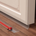 Shower Door Seal Strip, 36ft Silicone Door Frame Sealing Strip for Glass Doors, Bottom & Side Door Gap Filler, 2 Inch Wide Shower Glass Door Seal