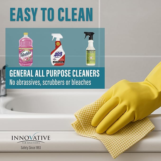 Tub Guard Anti Slip - White Bathtub & Shower Grip Textured Non Slip Coating for Slippery Tubs or Shower Floors - 4 oz. (4 Tubs or Shower Pans)