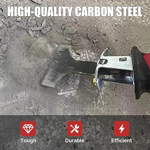 2pcs 4 inch (100mm) HCS reciprocating Saw Blade Saber Shovel Length Cleaning Tool for Removing Tile Grout Glue Gaps, etc.…