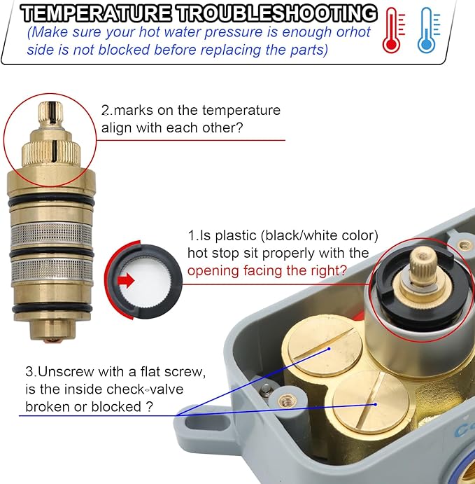 Thermostatic Shower System Dual Shower Heads with 16" Ceiling Mounted Rain Shower Head & 6" Wall Mounted Head 4 Function Full Body Shower System with body jets Can All Run Together, Chrome