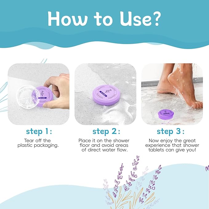 6 Pack Shower Steamers Aromatherapy, Stocking Stuffers for Women Men, Birthday Gifts for Her, Christmas White Elephant Gifts for Mom Adults Teen, Relaxation Self Care Natural Essential Oil