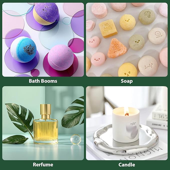 Essential Oil Set, Premium Essential Oils Gift Set for Diffuser, DIY Candle and Soap Making, 42x5 ML (0.17oz)