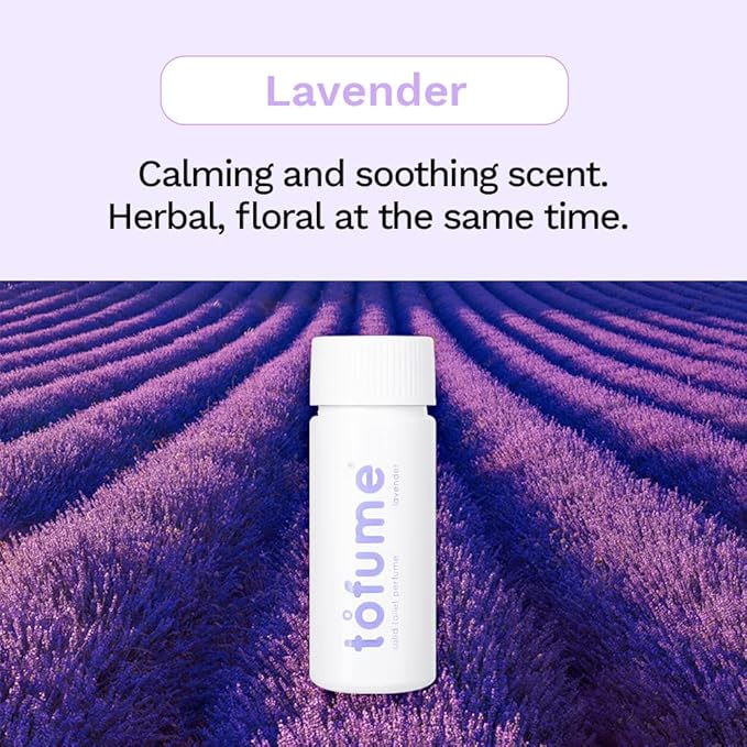 Effervescent Bathroom Air Freshener - Floral Lavender - Toilet Deodorizer, Bathroom Odor Eliminator, Flushable Air Freshener Toilet Tablets, 2 Pack (60 Tablets)