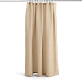 Preston Lane Stonebridge Linen Cotton Shower Curtain, 72" x 72" – 67% Linen 33% Cotton Blend, Fabric Bathroom Curtain with Reinforced Holes with Stitching, Made in Portugal, Clay