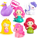 Hely Cancy Baby Bath Toys - No Hole Bath Toys for Kids, Bath Tub Shower Toys for Newborn Baby