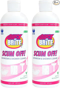 Quick 'n Brite Scum Off Shower Cleaner - No Scrub, No Harsh Chemical Daily Shower Cleaner, Multi-Surface All-Purpose Cleaner 16 Oz - Pack of 2 (Packaging May Vary)