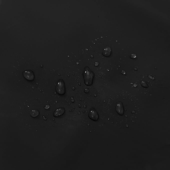 Barossa Design Black Stall Shower Curtain Liner 36" W x 72" H - Waterproof PEVA Plastic Shower Liner for Small Bathroom Stall, Lightweight Bath Curtain with 3 Magnets & Metal Grommets - Black