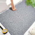 Shower Mats Non Slip for Elderly, 24x32’’Lager Loofah Bath Mats for Shower, Non-Slip Bath Mat for Elderly-Grey