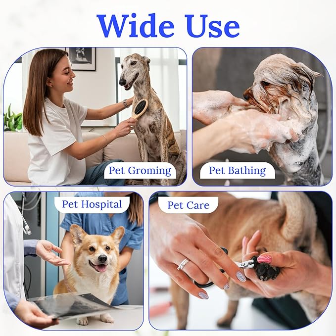 Adjustable Nylon Pet Grooming Loop for Dogs, 3 Pack Restraint Noose Dog Grooming Supplies for Table Bathtub