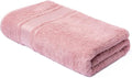 Melissa Linen, Bath Sheet, 100% Turkish Cotton Towel for Bathroom, Absorbent, Quick Dry, Durable and Soft Shower Towel, 35 in x 60 in Large, Spa and Hotel Quality, Dusty Pink