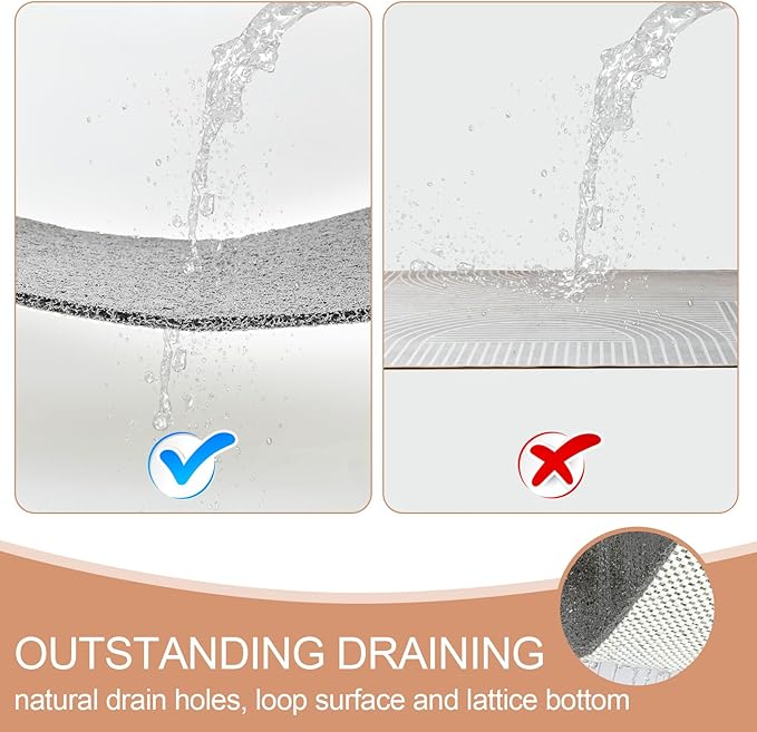 Joyhalo Bathtub Mat Non Slip, Bath Mat for Tub, Shower Mats for Inside Shower,47" x 16",Dark Grey