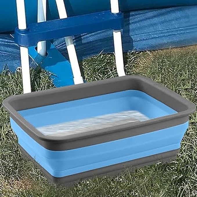 Foot Bath Basin, Foldable & Portable Foot Soak Tub for Feet Spa Bath, Feet Soaking Bucket Pool Accessories for Dry Skin Hot Water Travel Camping Outdoor Beaches Salon Pedicure